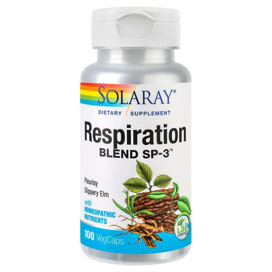 Respiration Blend, Solaray, 100 Capsule Vegetale - Vitax.ro