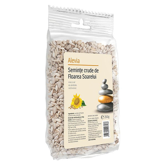 Seminte Crude de Floarea Soarelui, Alevia, 250g - Vitax.ro
