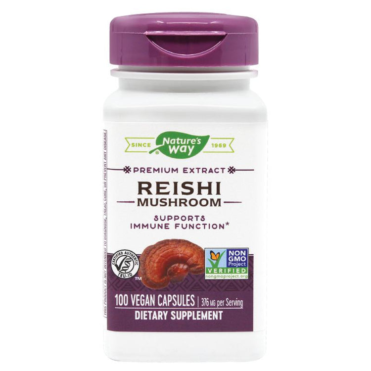 Reishi SE 188mg, Nature'S Way, 100 Capsule Vegetale - Vitax.ro