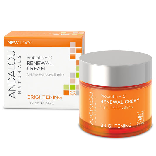 Probiotic + C Renewal Cream, Andalou Naturals, 50g - Vitax.ro