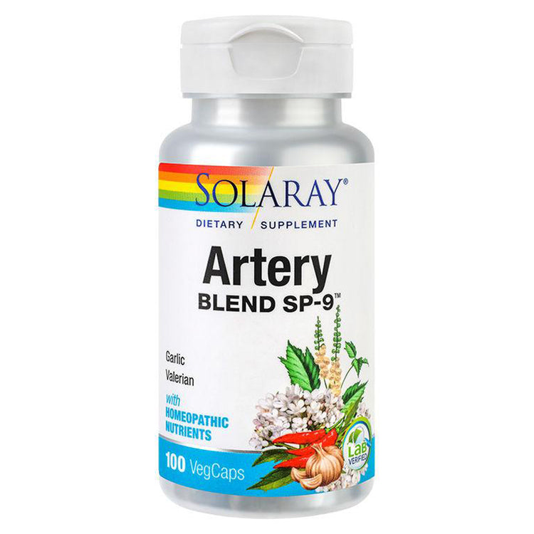 Artery Blend SP-9, Solaray, 100 Capsule Vegetale - Vitax.ro