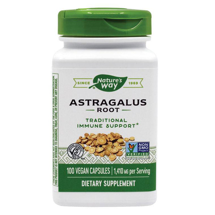 Astragalus 470mg, Nature'S Way, 100 Capsule Vegetale - Vitax.ro