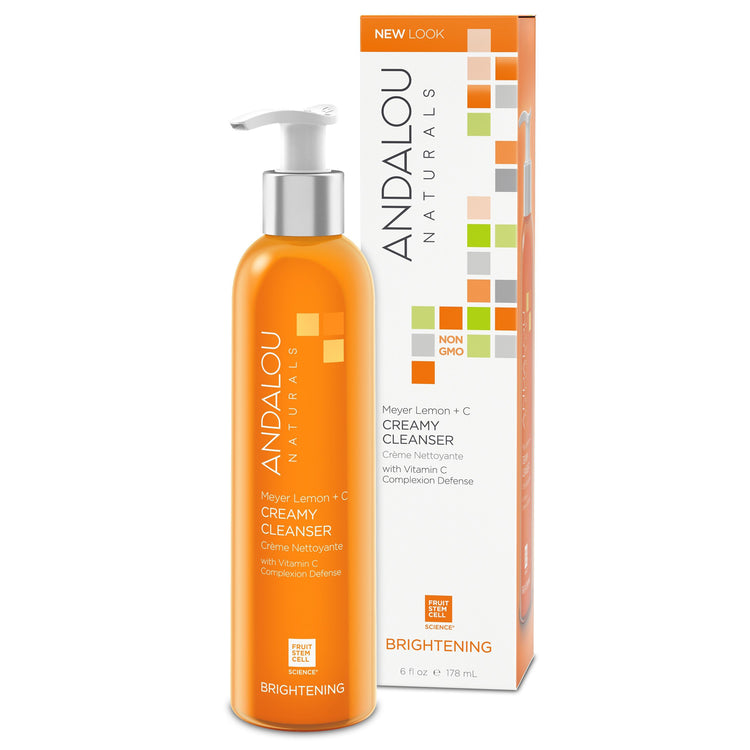 Meyer Lemon + C Creamy Cleanser, Andalou Naturals, 178ml - Vitax.ro