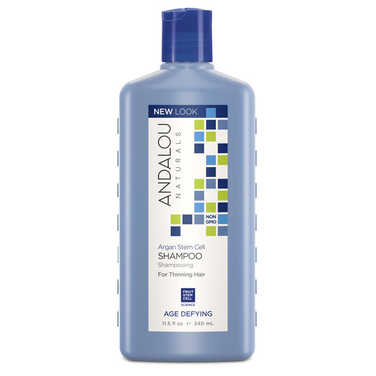 Argan Stem Cell Age Defying Shampoo, Andalou Naturals, 340ml - Vitax.ro