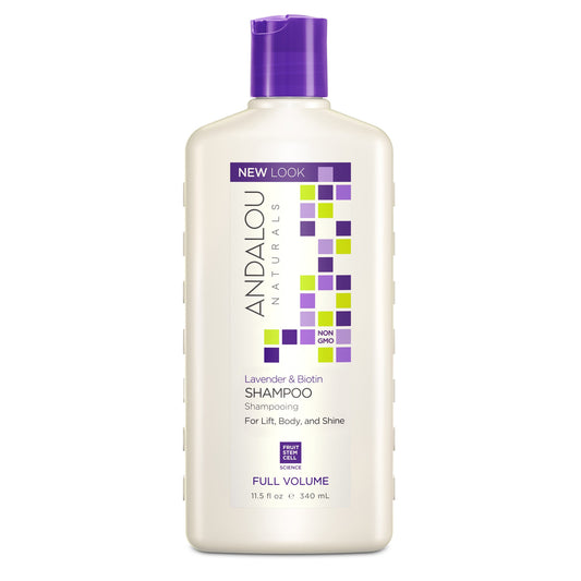 Lavender & Biotin Full Volume Shampoo, Andalou Naturals, 340ml - Vitax.ro