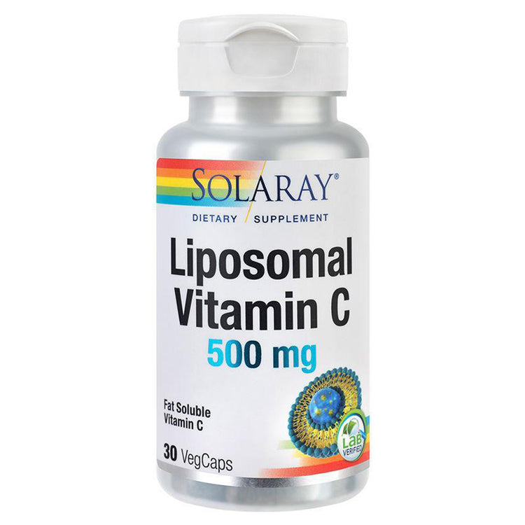 Vitamin C Liposomal 500mg, Solaray, 30 Capsule Vegetale - Vitax.ro