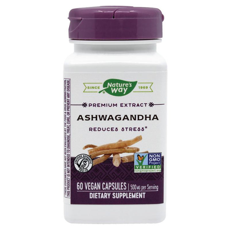 Ashwagandha SE 500mg, Nature'S Way, 60 Capsule Vegetale - Vitax.ro