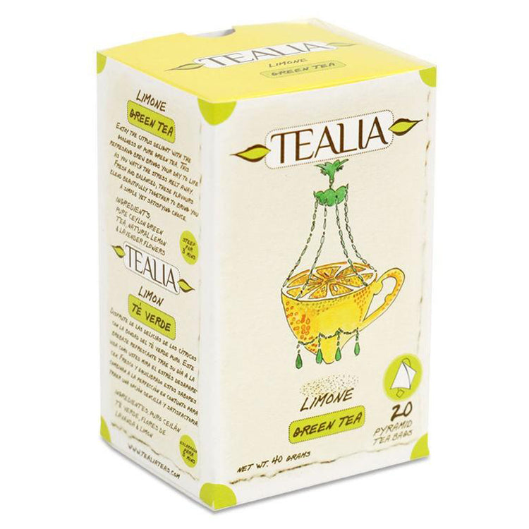 Limone, Tealia, Cutie cu 20 Plicuri Piramida x 2g - Vitax.ro