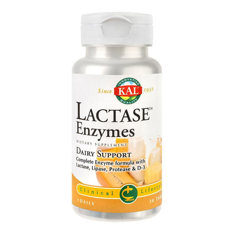 Lactase Enzymes, KAL, 30 Capsule Vegetale - Vitax.ro