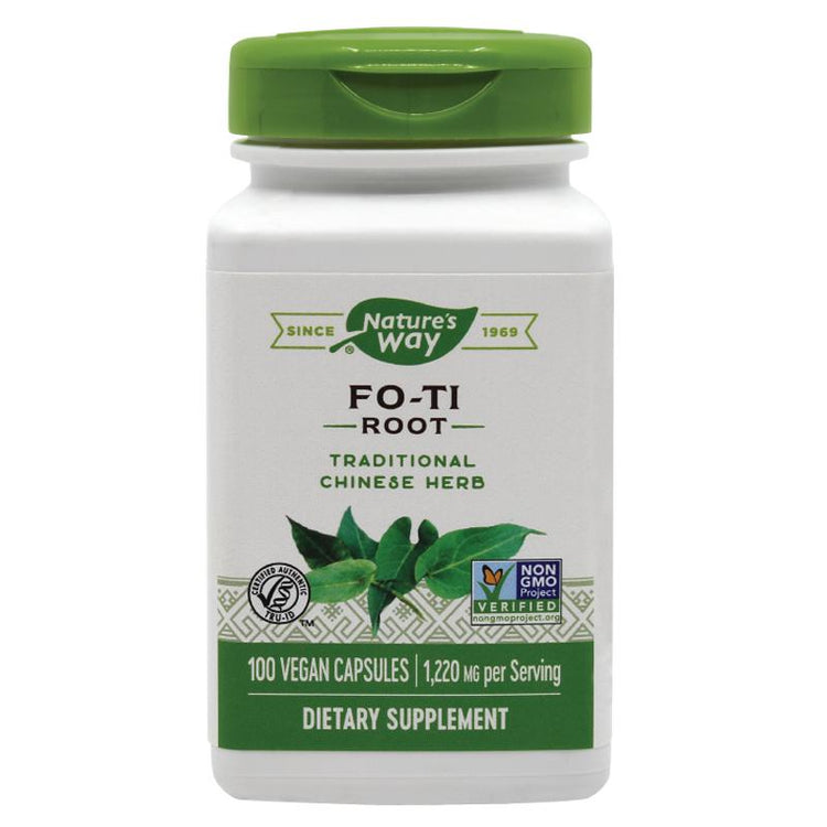 Fo-Ti 610mg, Nature'S Way, 100 Capsule Vegetale - Vitax.ro