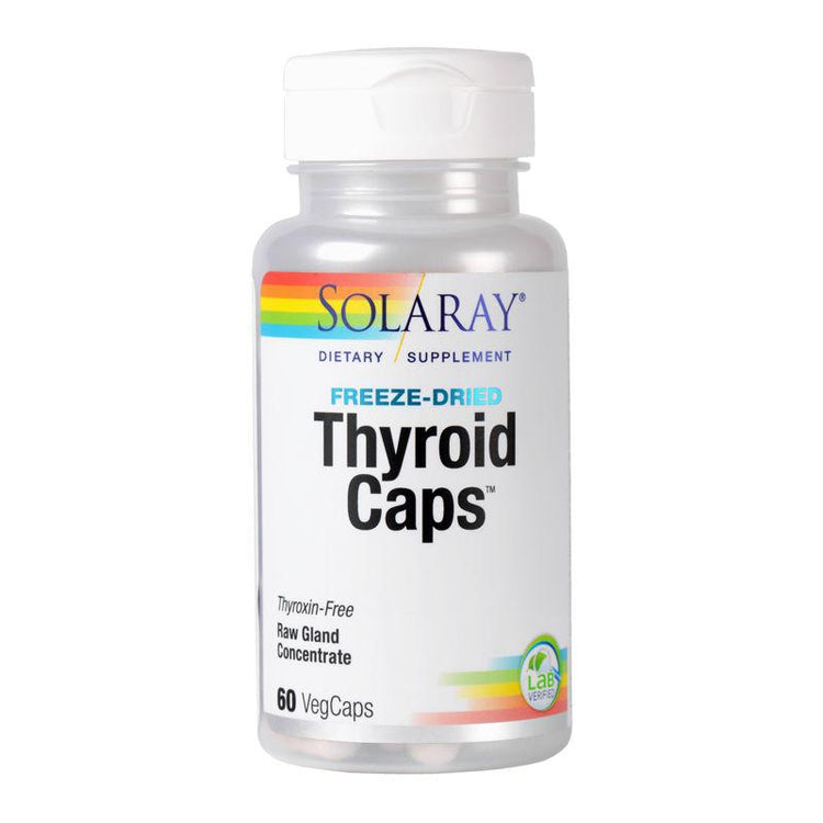 Thyroid Caps, Solaray, 60 Capsule Vegetale - Vitax.ro