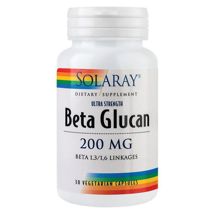 Beta Glucan 200mg, Solaray, 30 Capsule Vegetale - Vitax.ro