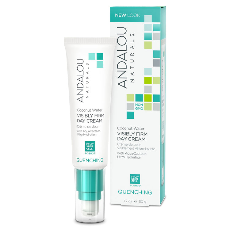 Coconut Water Visibly Firm Day Cream, Andalou Naturals, 50g - Vitax.ro