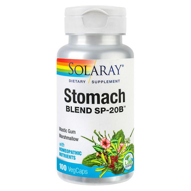 Stomach Blend SP-20B, Solaray, 100 Capsule Vegetale - Vitax.ro