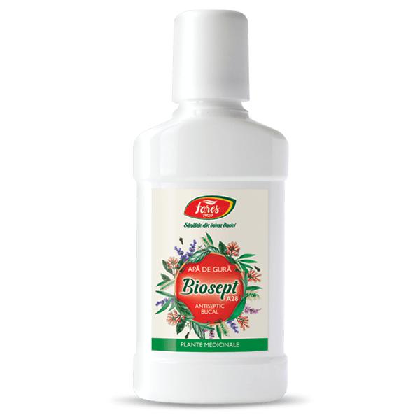 Biosept A28 Apa de Gura, Fares, 250ml - Vitax.ro