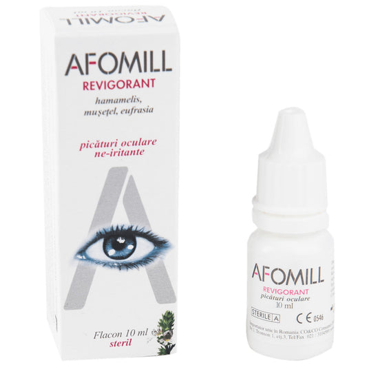 Picaturi Oculare Revigorante, Afomill, 10ml - Vitax.ro