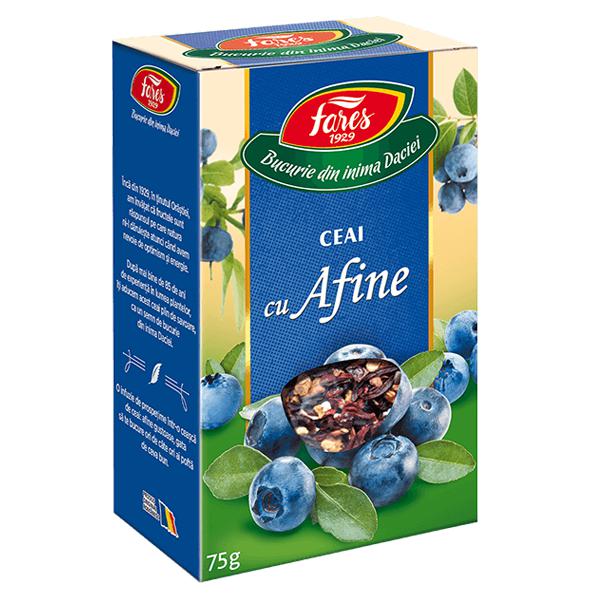 Ceai cu Afine, Fares, Ceai Punga 75gr - Vitax.ro