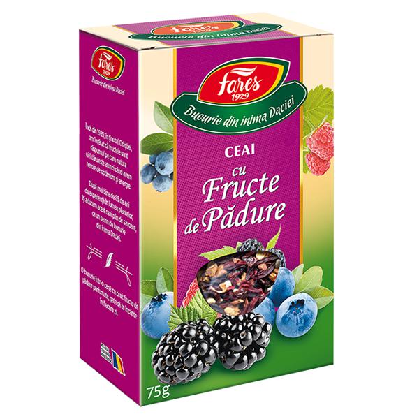 Ceai cu Fructe de Padure, Fares, Ceai Punga 75gr - Vitax.ro