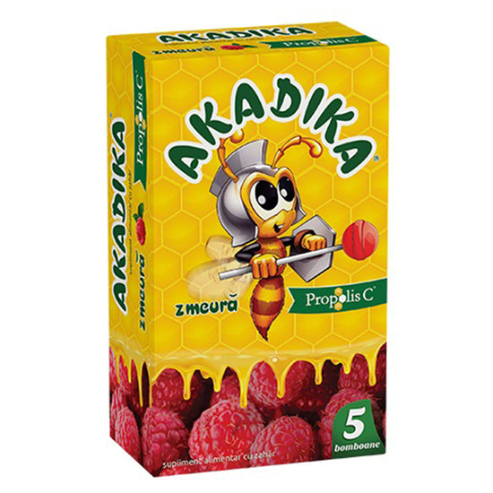 Acadele Akadika Propolis C Zmeura, Fiterman Pharma, 5 Acadele - Vitax.ro