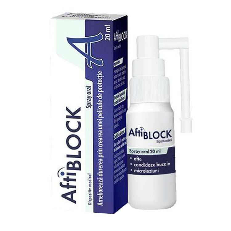 Aftiblock Spray, Zdrovit, 20ml - Vitax.ro