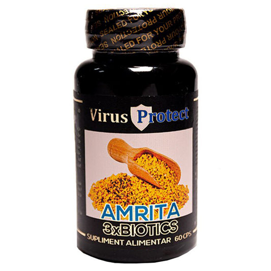 Amrita 3xBiotics, Virus Protect, 60 Capsule - Vitax.ro