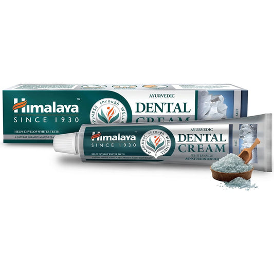 Ayurvedic Dental Cream Salt, Himalaya Herbal, 100ml - Vitax.ro