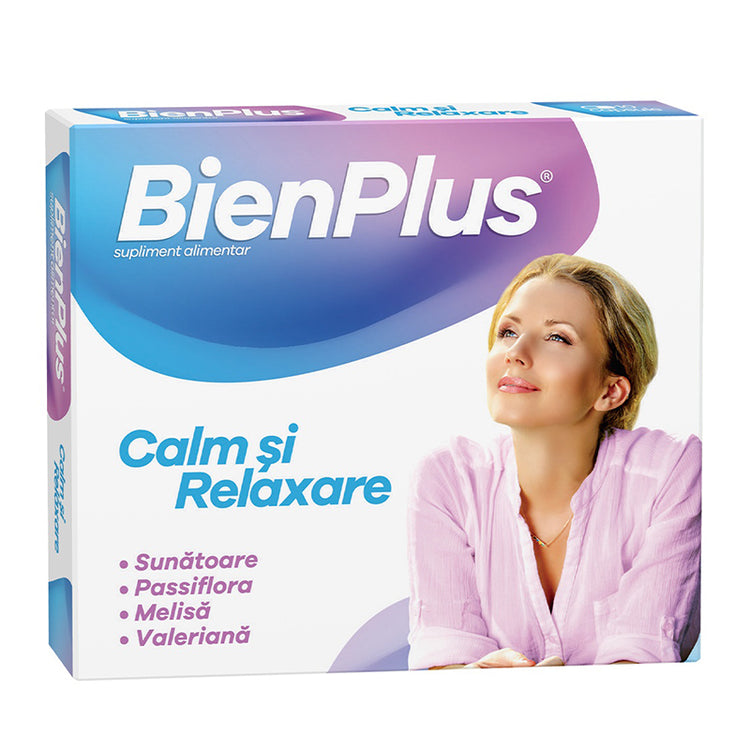 Bien Plus Calm Si Relaxare, Fiterman Pharma, 10 Capsule - Vitax.ro