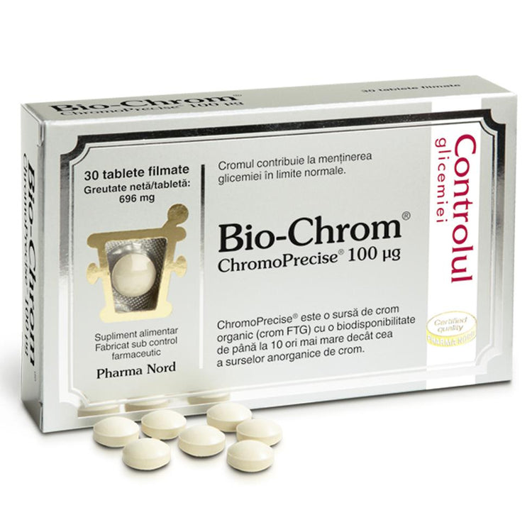 Bio-Chrom, Pharma Nord, 30 Tablete - Vitax.ro