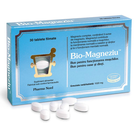 Bio-Magneziu, Pharma Nord, 30 Tablete - Vitax.ro