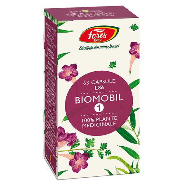 Biomobil 1 L86, Fares, 63 Capsule - Vitax.ro