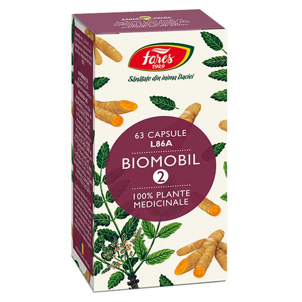 Biomobil 2 L86A, Fares, 63 Capsule - Vitax.ro