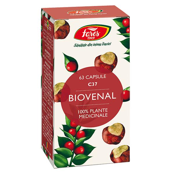 Biovenal C37, Fares, 63 Capsule - Vitax.ro