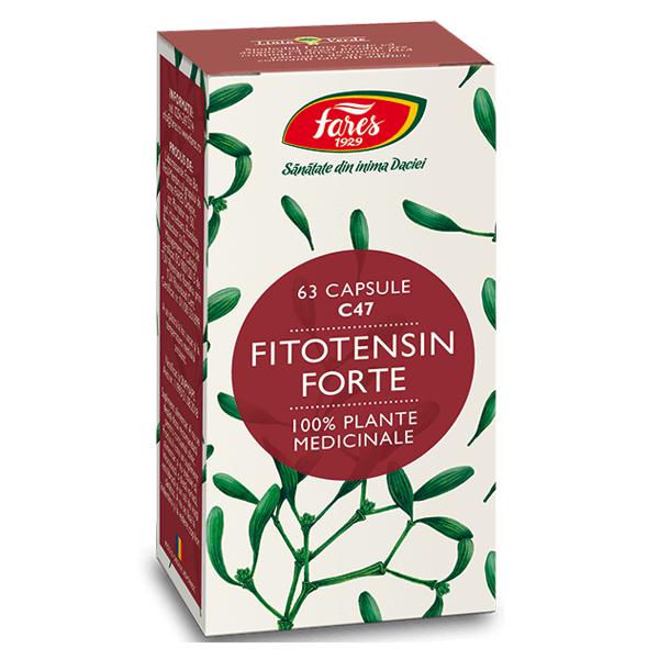 Fitotensin Forte C47, Fares, 63 Capsule - Vitax.ro