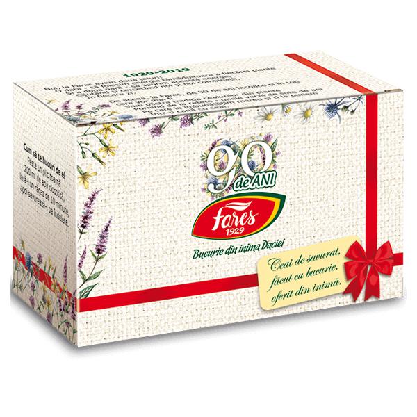 Ceai Aniversar 90 de Ani, Fares, 20 Pliculete - Vitax.ro