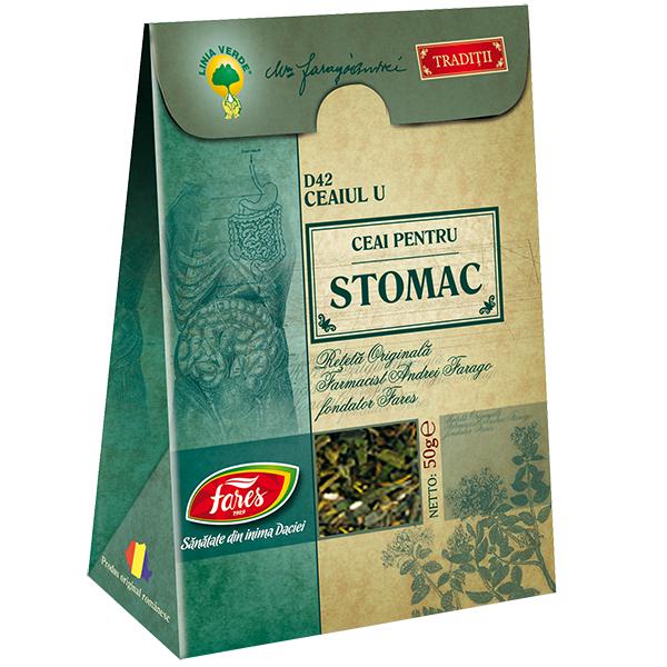 Ceaiul U - Ceai Pentru Stomac D42, Fares, Ceai la Punga 50gr - Vitax.ro