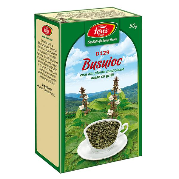 Busuioc Iarba D129, Fares, Ceai la Punga 50gr - Vitax.ro