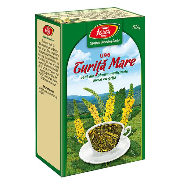 Turita Mare Iarba U96, Fares, Ceai Punga 50gr - Vitax.ro