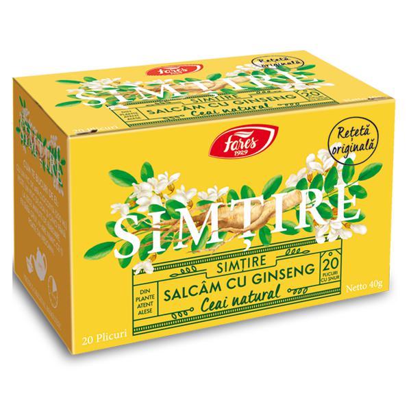 Simtire, Fares, Ceai 20 Pliculete - Vitax.ro