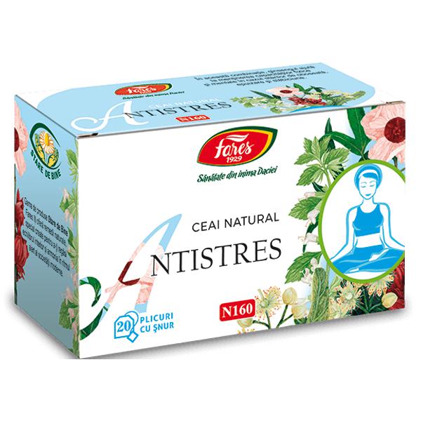 Antistres Ceai, Fares, 20 Pliculete - Vitax.ro
