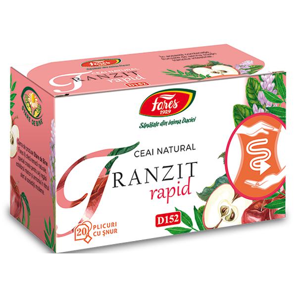 Tranzit Rapid Laxativ, Fares, 20 Pliculete - Vitax.ro