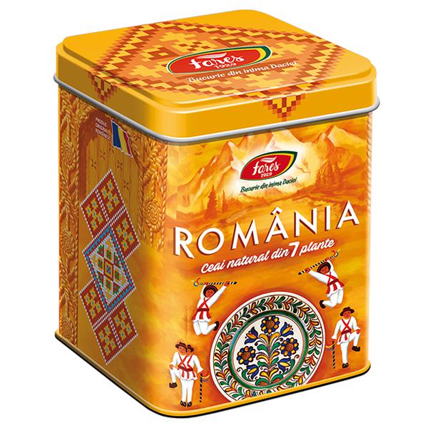 Ceai Suvenir Romania Galben, Fares, 75g - Vitax.ro