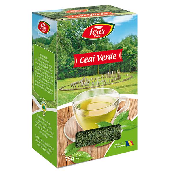 Ceai Verde, Fares, Ceai Punga 75gr - Vitax.ro