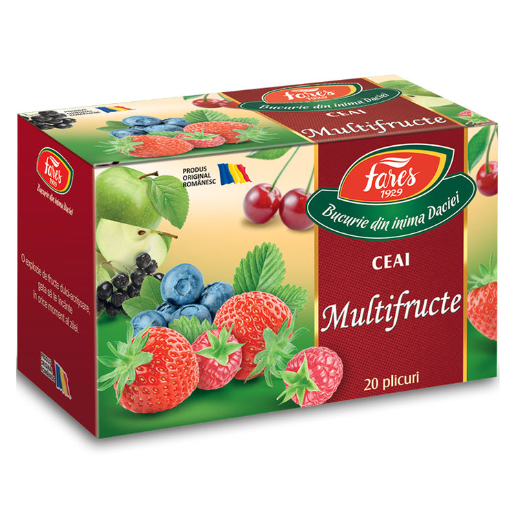 Ceai Multifructe, Fares, 20 Pliculete - Vitax.ro
