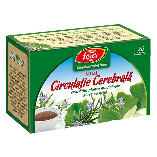 Circulatie Cerebrala N131, Fares, 20 Pliculete - Vitax.ro
