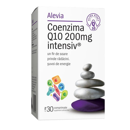 Coenzima Q10 200mg Intensiv, Alevia, 30 Comprimate - Vitax.ro