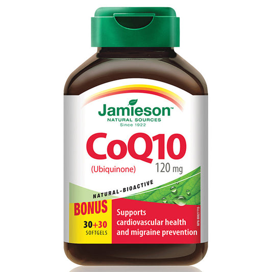 Coenzima Q10 120Mg, Jamieson, 60 Capsule - Vitax.ro