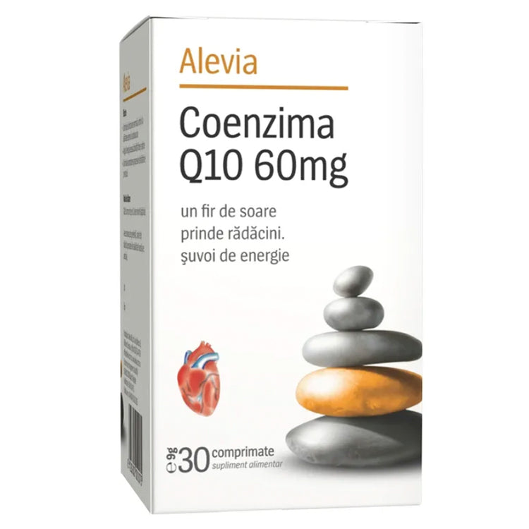 Coenzima Q10 60 Mg, Alevia, 30 Comprimate - Vitax.ro