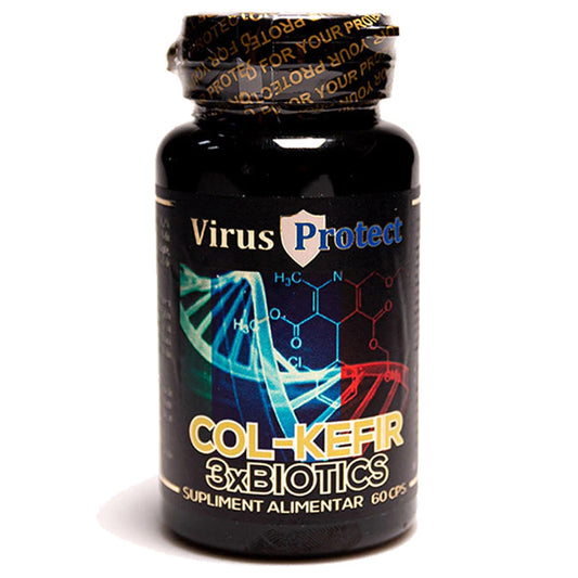 Col-Kefir 3xBiotics, Virus Protect, 60 Capsule - Vitax.ro