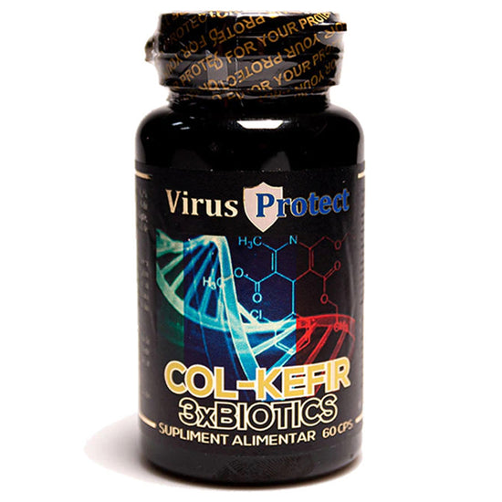 Col-Kefir 3xBiotics, Virus Protect, 60 Capsule - Vitax.ro