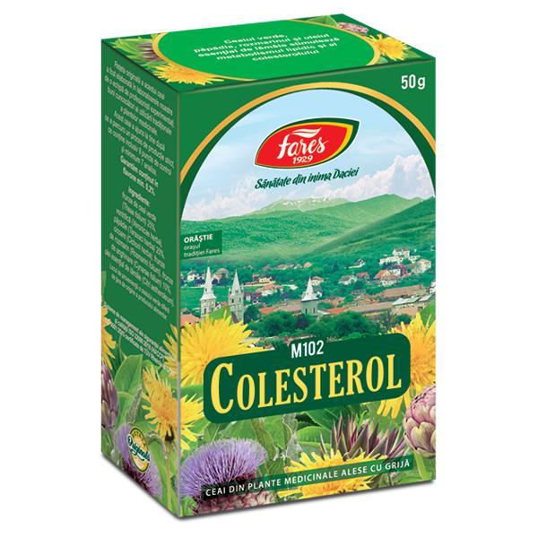 Colesterol M102, Fares, Ceai la Punga 50gr - Vitax.ro
